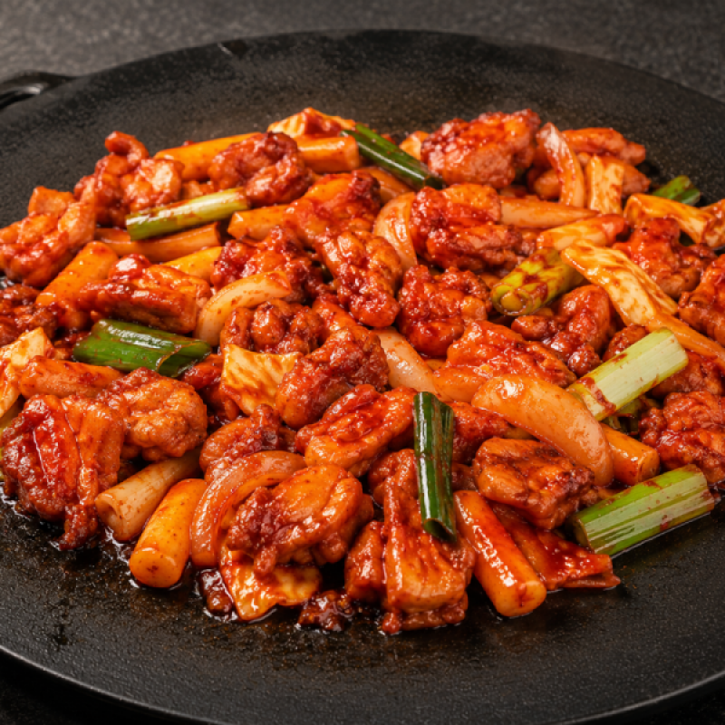 춘천몰,[참푸드]참맛프리미엄 닭갈비밀키트 양념 간장 캠핑 춘천 닭갈비1kg+야채+떡+우동+소스[초간단]