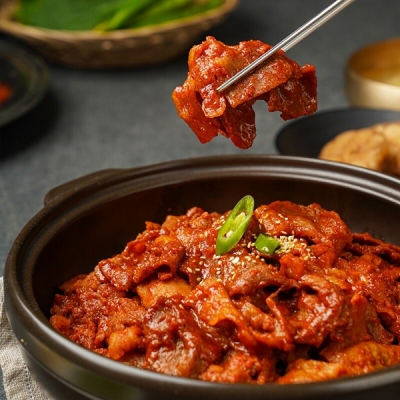 춘천몰,[참푸드]춘천 매실품은 고추장불고기 1kg 매콤달콤 돼지불고기 제육볶음 간편식
