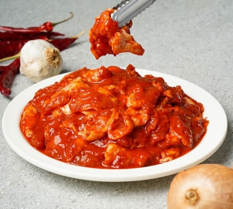 춘천몰,[참푸드]춘천 한입닭갈비 꽃꼬닭 양념 간장 인삼 허브소금 캠핑 1kg
